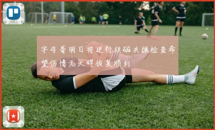 字母哥明日将进行核磁共振检查希望伤情无大碍恢复顺利